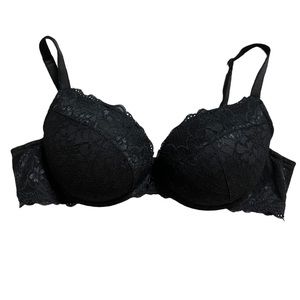 torrid Curve Black Lace Push Up Bra - 44C